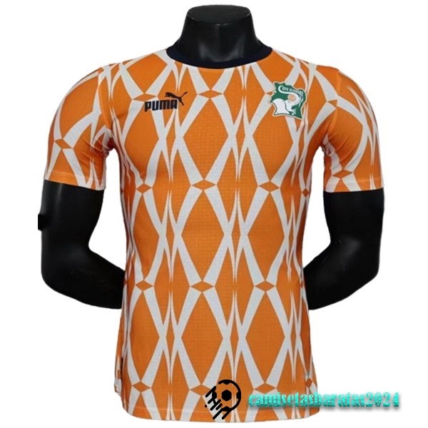 Replicas Tailandia Especial Jugadores Camiseta Costa De Marfil 2023 Naranja