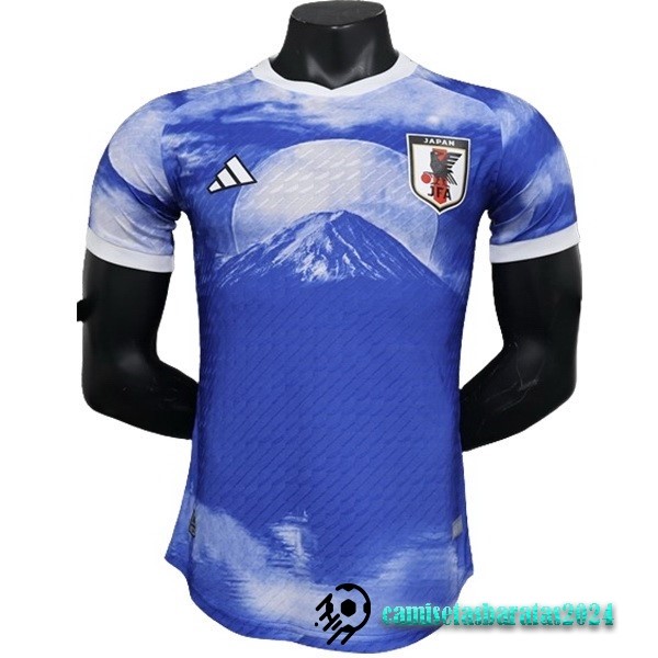 Replicas Tailandia Especial Jugadores Camiseta Japón 2023 Azul Blanco