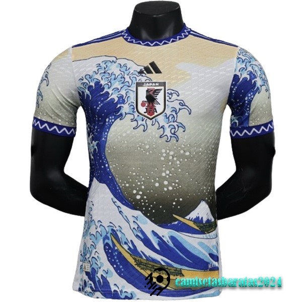 Replicas Tailandia Especial Jugadores Camiseta Japón 2024 Azul Amarillo