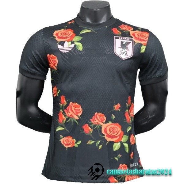 Replicas Tailandia Especial Jugadores Camiseta Japón 2024 Negro I Rojo