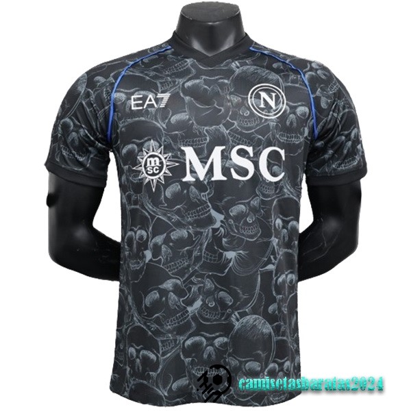 Replicas Tailandia Especial Jugadores Camiseta Napoli 2023 2024 Negro