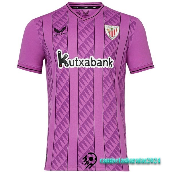 Replicas Tailandia Portero Camiseta Athletic Bilbao 2023 2024 Rosa