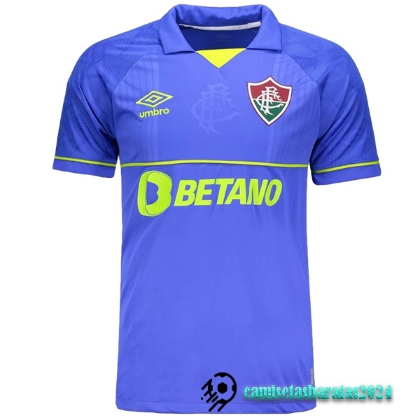 Replicas Tailandia Portero Camiseta Fluminense 2023 2024 Azul
