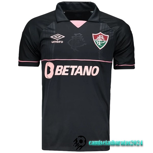 Replicas Tailandia Portero Camiseta Fluminense 2023 2024 Negro