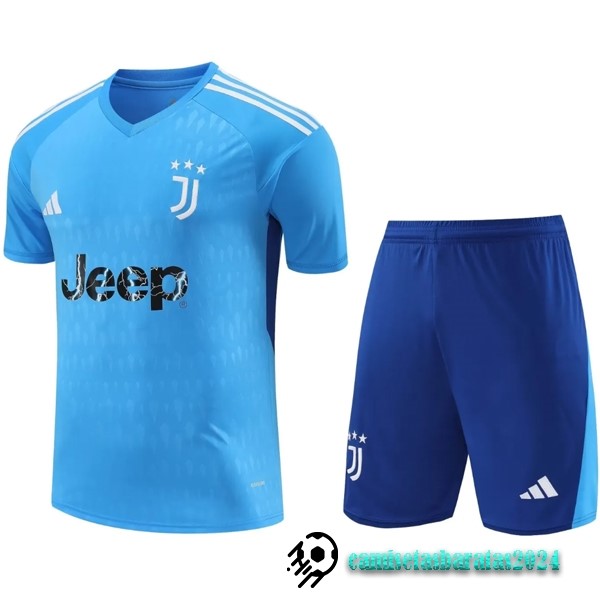 Replicas Tailandia Portero Conjunto De Hombre Juventus 2023 2024 Azul