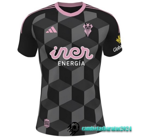 Replicas Tailandia Segunda Camiseta Albacete 2023 2024 Negro