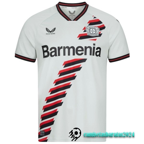 Replicas Tailandia Segunda Camiseta Leverkusen 2023 2024 Blanco