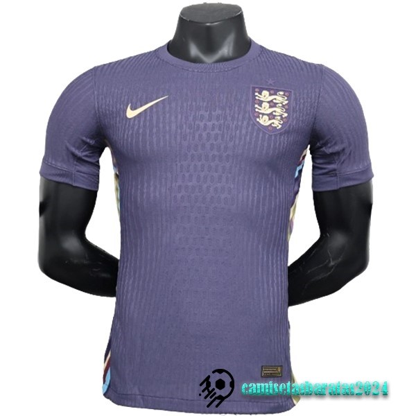 Replicas Tailandia Segunda Jugadores Camiseta Inglaterra 2024 Purpura