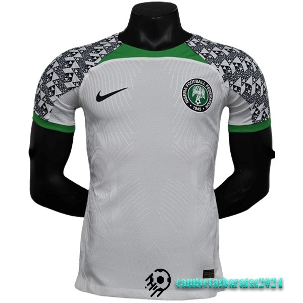 Replicas Tailandia Segunda Jugadores Camiseta Nigeria 2022 Blanco