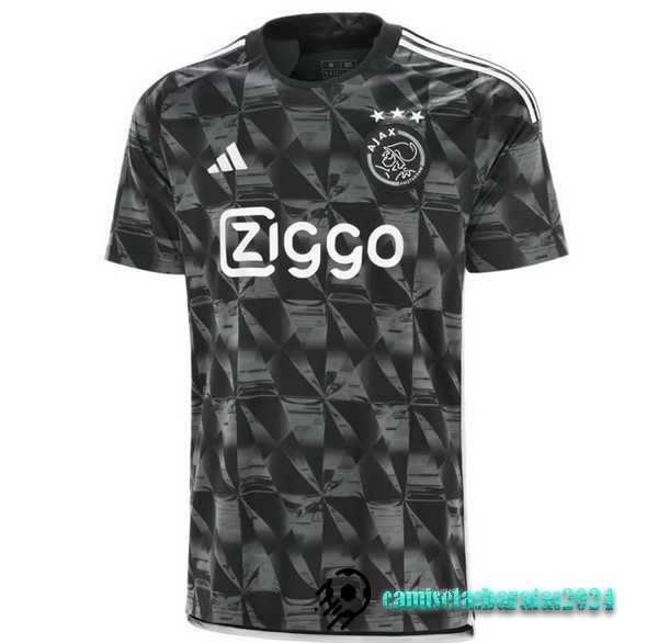 Replicas Tailandia Tercera Camiseta Ajax 2023 2024 Negro