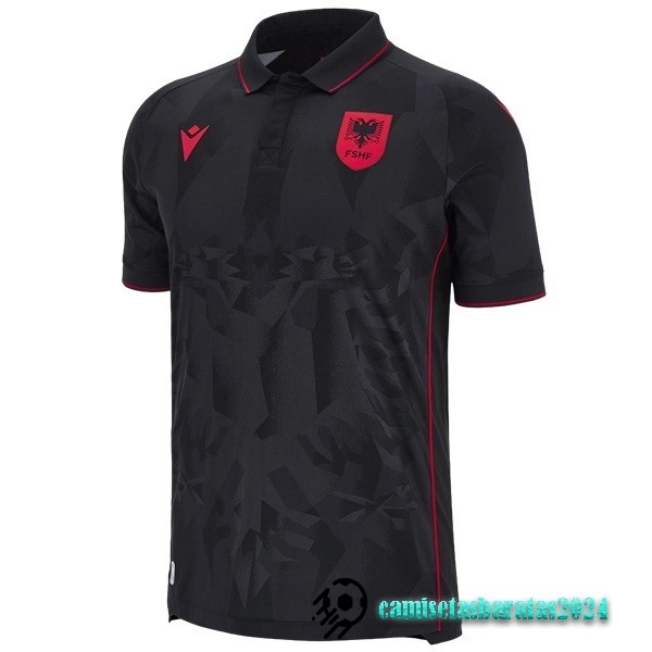 Replicas Tailandia Tercera Camiseta Albania 2023 Negro