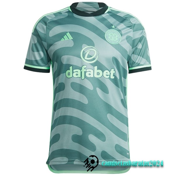 Replicas Tailandia Tercera Camiseta Celtic 2023 2024 Verde