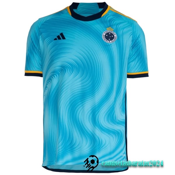 Replicas Tailandia Tercera Camiseta Cruzeiro EC 2023 2024 Azul