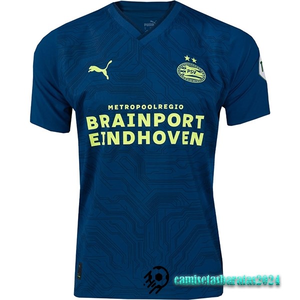 Replicas Tailandia Tercera Camiseta Eindhoven 2023 2024 Azul