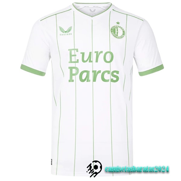 Replicas Tailandia Tercera Camiseta Feyenoord Rotterdam 2023 2024 Blanco