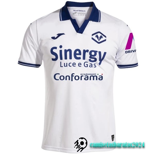 Replicas Tailandia Tercera Camiseta Hellas Verona 2023 2024 Blanco