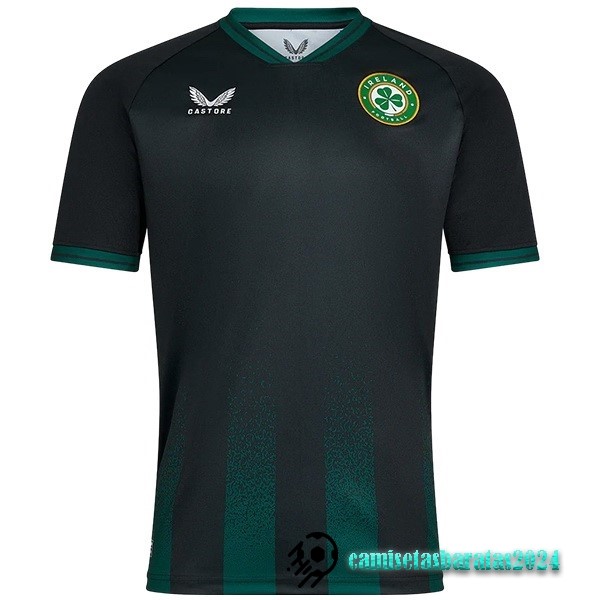 Replicas Tailandia Tercera Camiseta Irlanda 2023 Negro