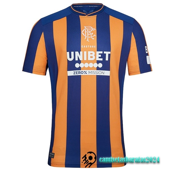 Replicas Tailandia Tercera Camiseta Rangers 2023 2024 Naranja