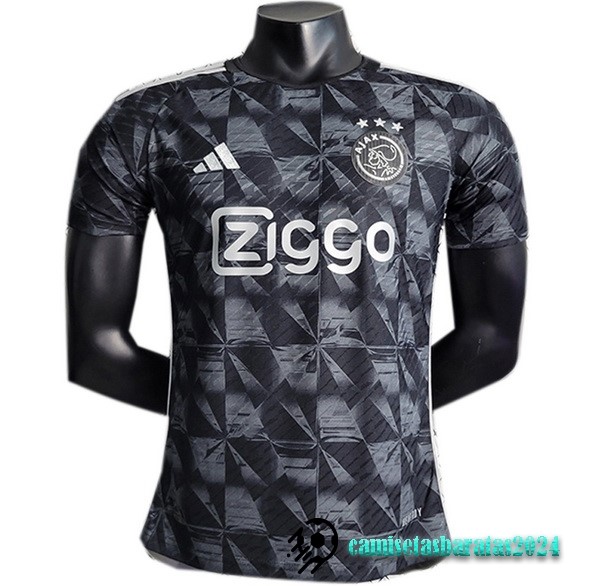 Replicas Tailandia Tercera Jugadores Camiseta Ajax 2023 2024 Negro