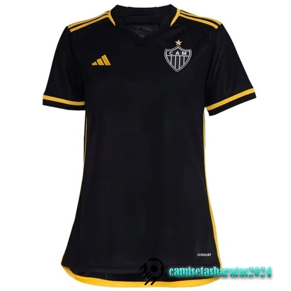 Replicas Tercera Camiseta Mujer Atlético Mineiro 2023 2024 Negro