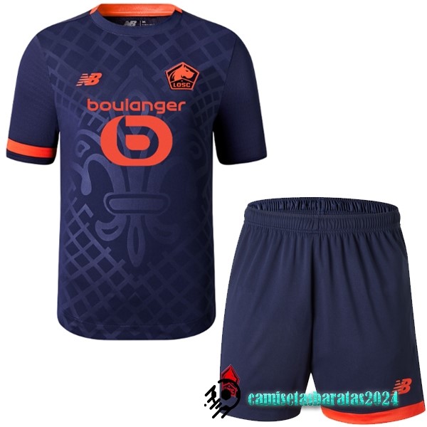 Replicas Tercera Conjunto De Niños Lille 2023 2024 Azul