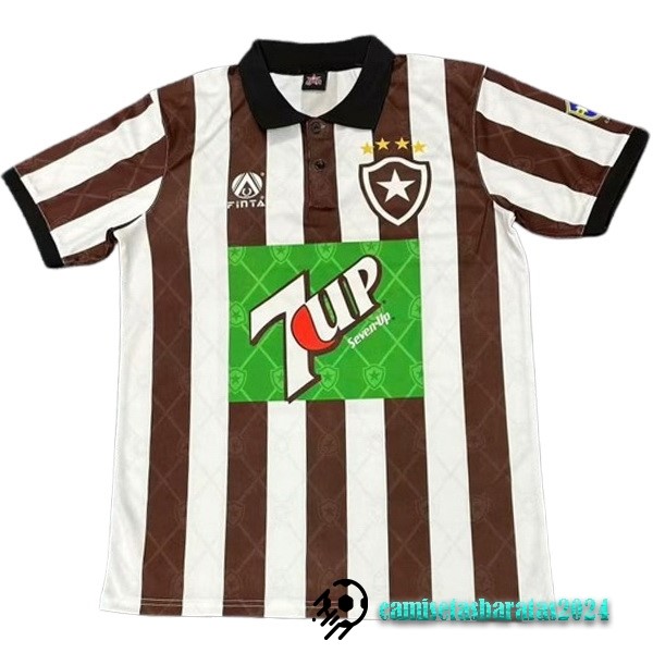 Replicas Casa Camiseta Botafogo Retro 1995 Negro Blanco