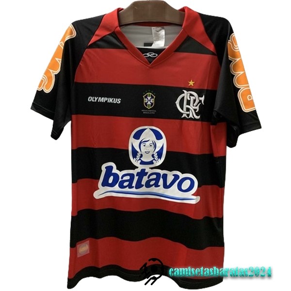 Replicas Casa Camiseta Flamengo Retro 2010 Rojo