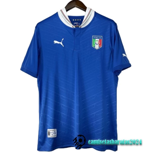 Replicas Casa Camiseta Italy Retro 2012 Azul