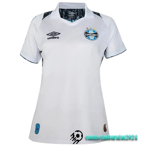Replicas Casa Camiseta Mujer Grêmio FBPA 2024 2025 Blanco