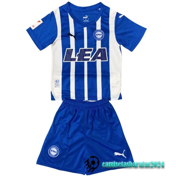 Replicas Casa Conjunto De Niños Alavés 2023 2024 Azul