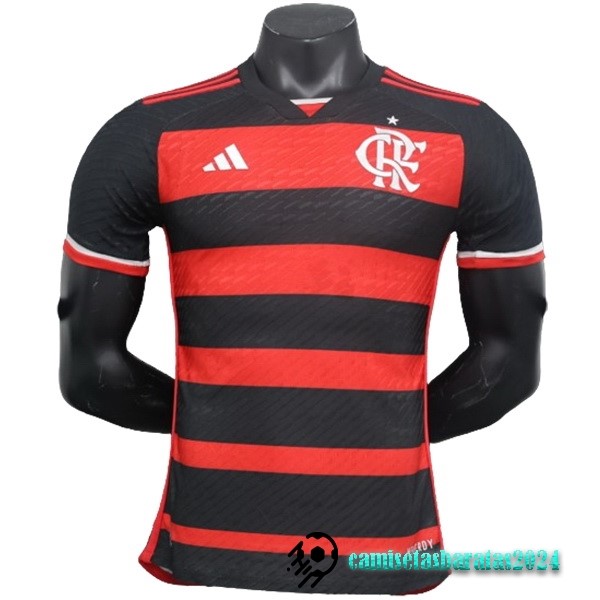 Replicas Casa Jugadores Camiseta Flamengo 2024 2025 Rojo
