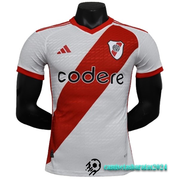 Replicas Casa Jugadores Camiseta River Plate 2023 2024 Blanco