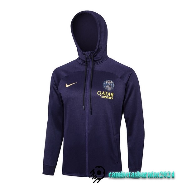 Replicas Chaqueta Con Capucha Paris Saint Germain 2023 2024 Purpura