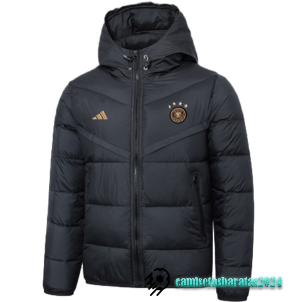 Replicas Chaqueta De Algodón Alemania 2023 Negro