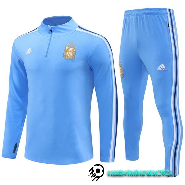 Replicas Conjunto Completo Sudadera Entrenamiento Argentina 2023 I Azul