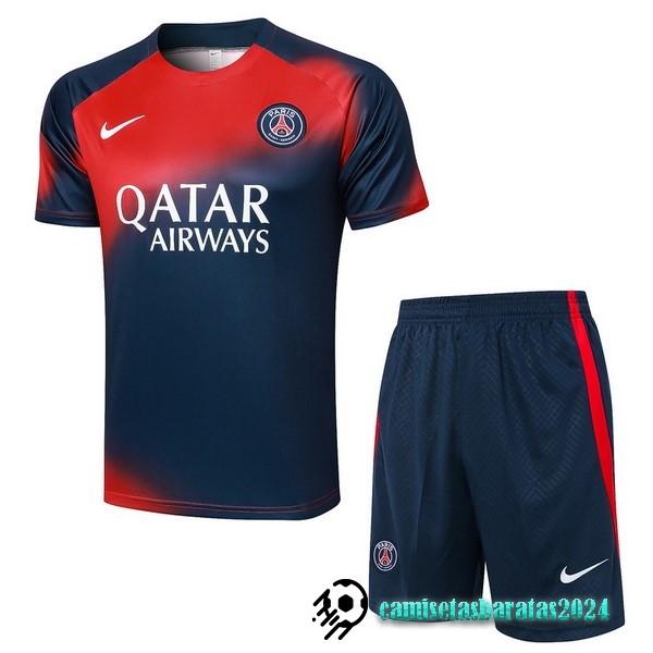 Replicas Entrenamiento Conjunto Completo Paris Saint Germain 2023 2024 Rojo Azul