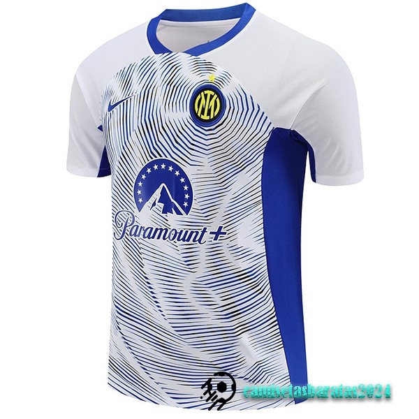 Replicas Entrenamiento Inter Milán 2023 2024 Blanco Azul