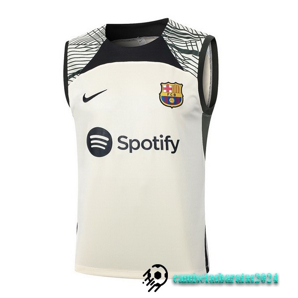 Replicas Entrenamiento Sin Mangas Barcelona 2023 2024 Amarillo Verde