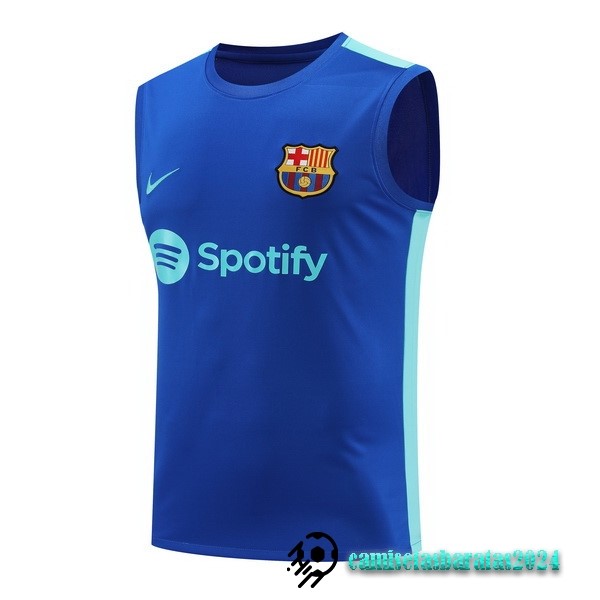 Replicas Entrenamiento Sin Mangas Barcelona 2023 2024 I Azul