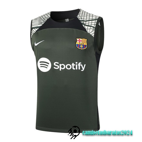 Replicas Entrenamiento Sin Mangas Barcelona 2023 2024 Verde