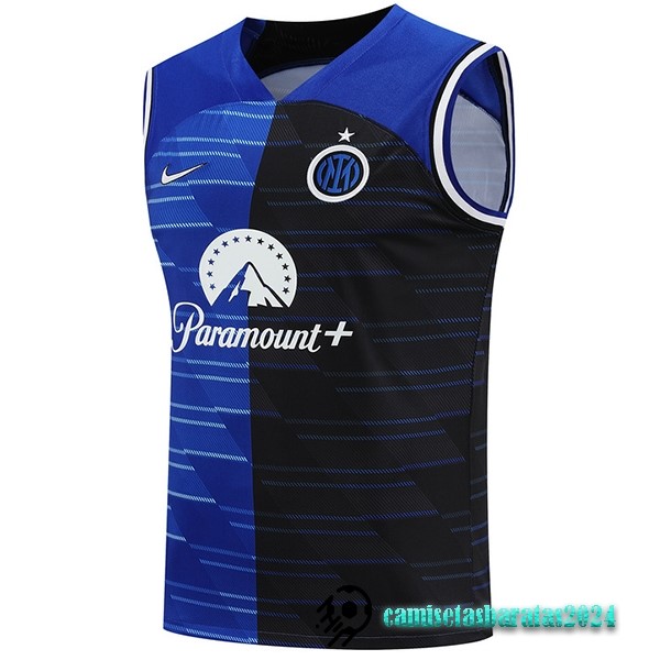 Replicas Entrenamiento Sin Mangas Inter Milán 2023 2024 Azul Negro