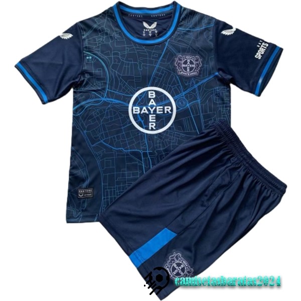 Replicas Especial Conjunto De Niños Leverkusen 2023 2024 Negro