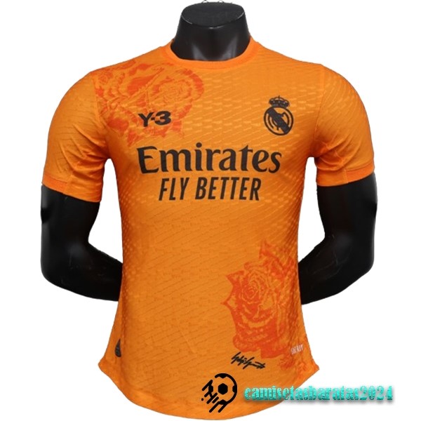 Replicas Especial Jugadores Camiseta Real Madrid 2024 Naranja