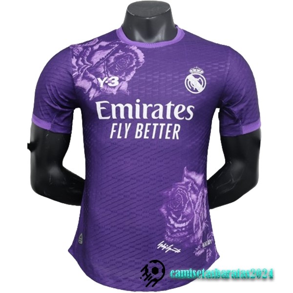 Replicas Especial Jugadores Camiseta Real Madrid 2024 Purpura