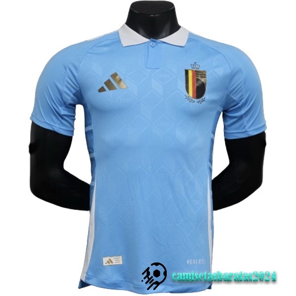 Replicas Jugadores Segunda Camiseta Bélgica 2024 Azul