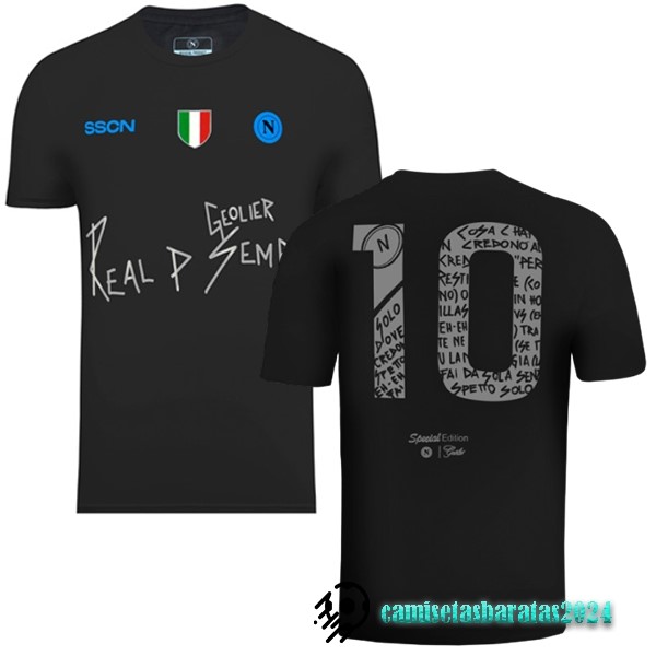 Replicas NO.10 Tailandia Especial Camiseta Napoli 2024 Negro