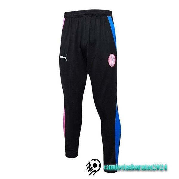 Replicas Pantalones Deportivos AC Milan 2023 2024 Negro Azul