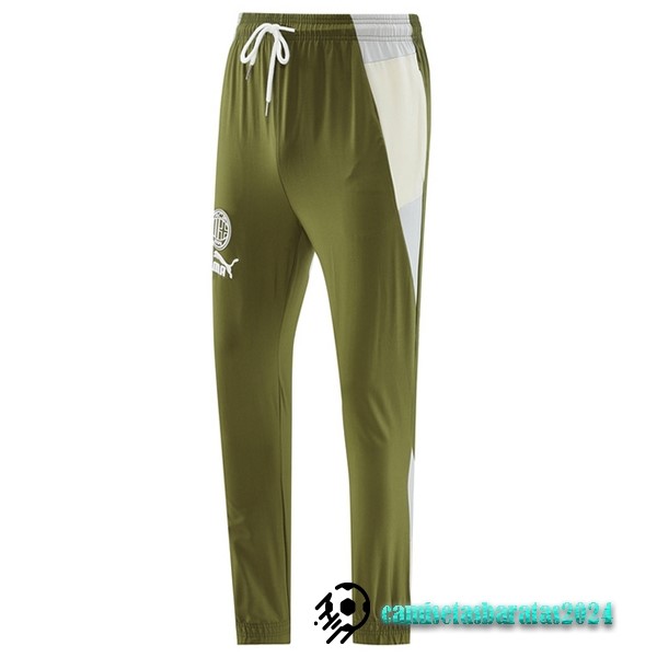 Replicas Pantalones Deportivos AC Milan 2023 2024 Verde Gris