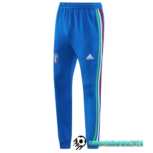 Replicas Pantalones Deportivos Italia 2024 Azul