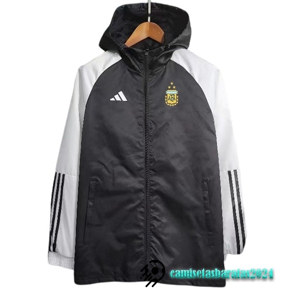 Replicas Rompevientos Argentina 2023 Negro II Blanco